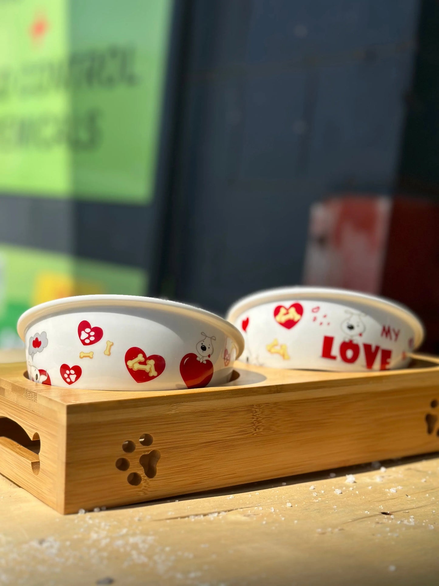 2 Ceramic Dog Bowl Package Bonnyrigg Produce & Garden Supplies