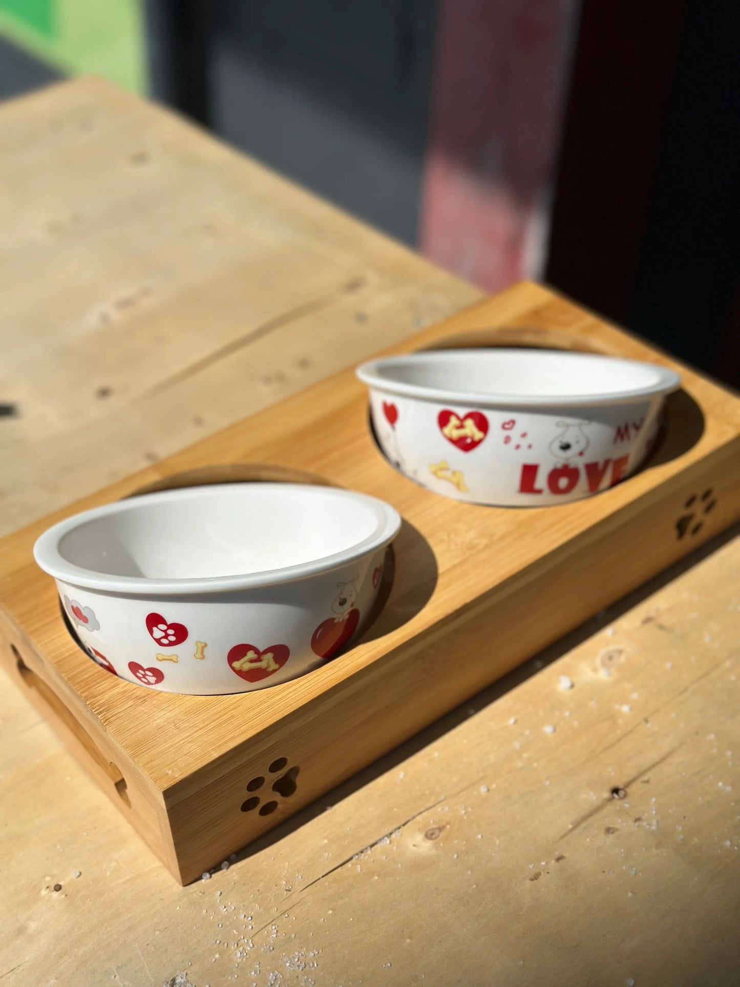 2 Ceramic Dog Bowl Package Bonnyrigg Produce & Garden Supplies