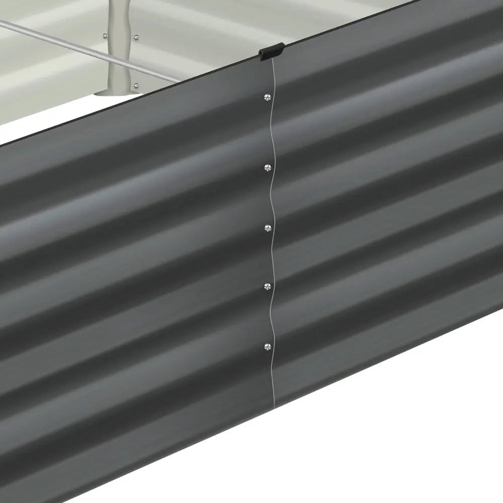 2 pcs Galvanized Steel Garden Bed