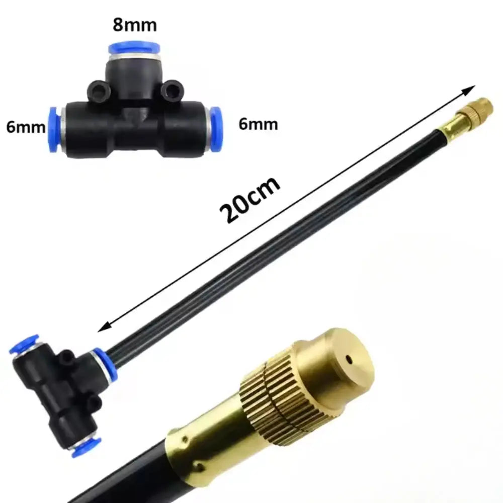 5 to 20M Universal Automatic Irrigation Sprinkler Kit Rotating Copper Nozzle