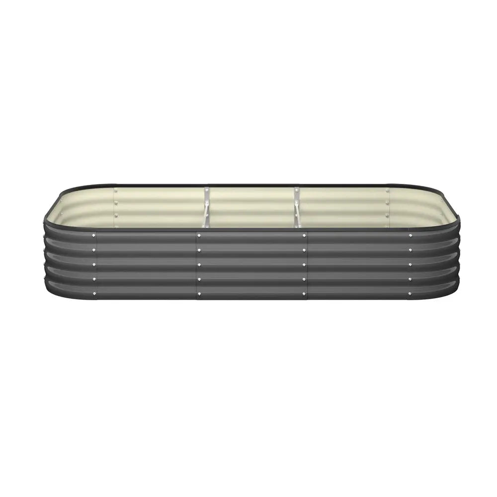 9 in 1 Raised Garden Bed Oval Galvanized Steel