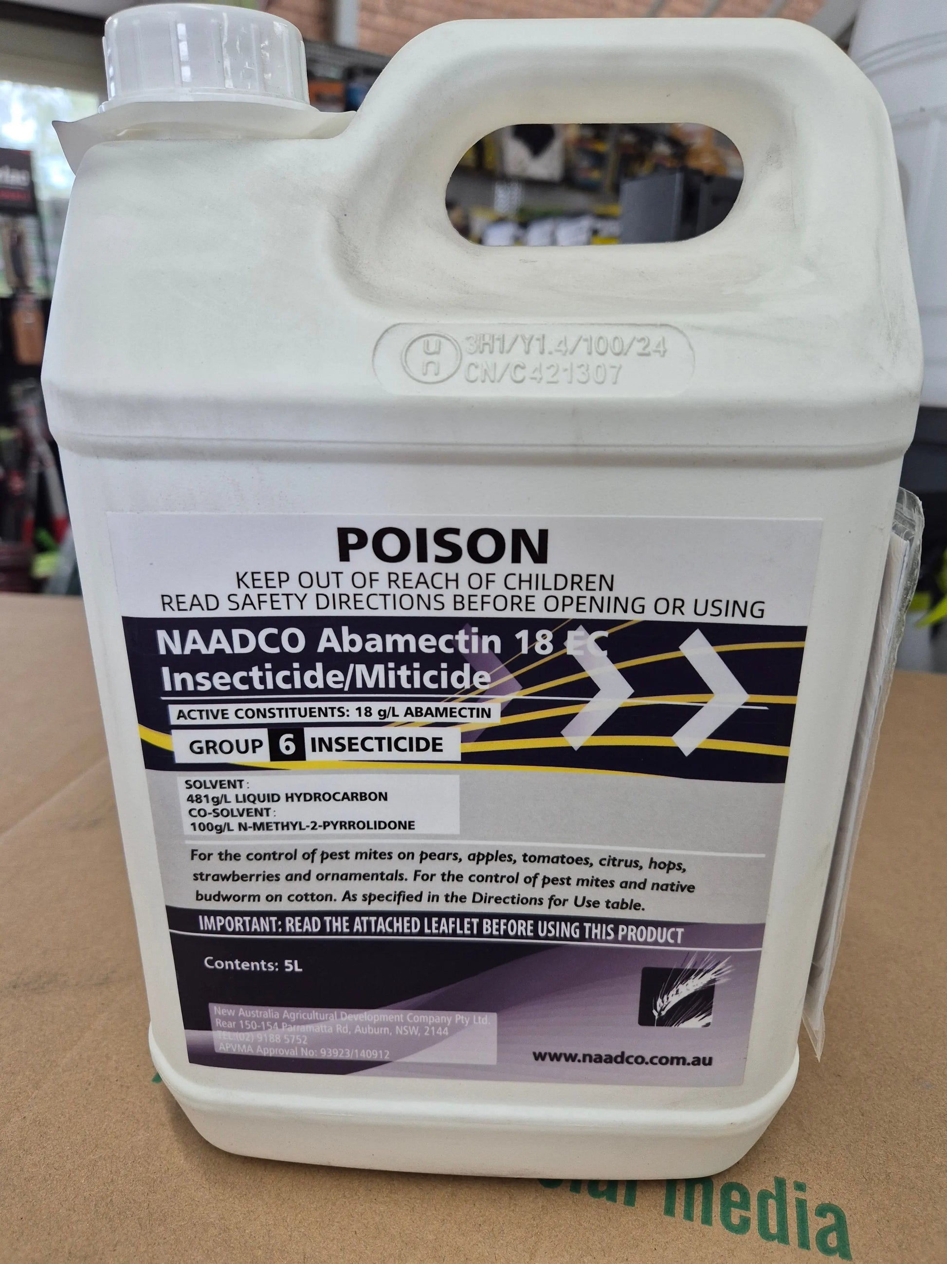 ABAMECTIN 18 5 Litre Arysta