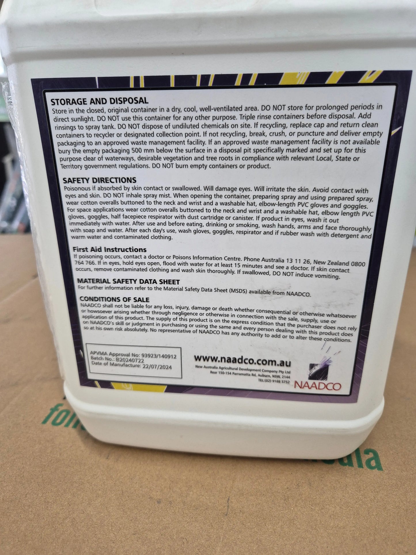 ABAMECTIN 18 5 Litre Arysta