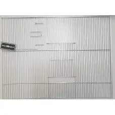 Silver Finch Cage Front 60 × 45cm with Second Door – 8mm Wire Spacing