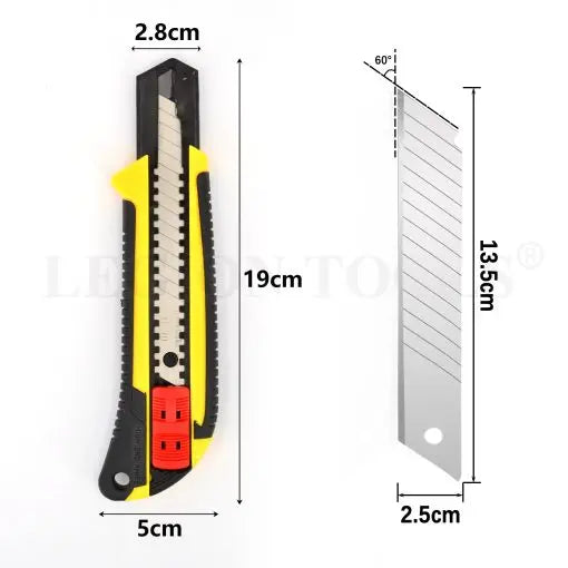 Legion Tools Heavy Duty 25mm Utility Knife: Snap-Off Blade Built for Tough Cutting Jobs