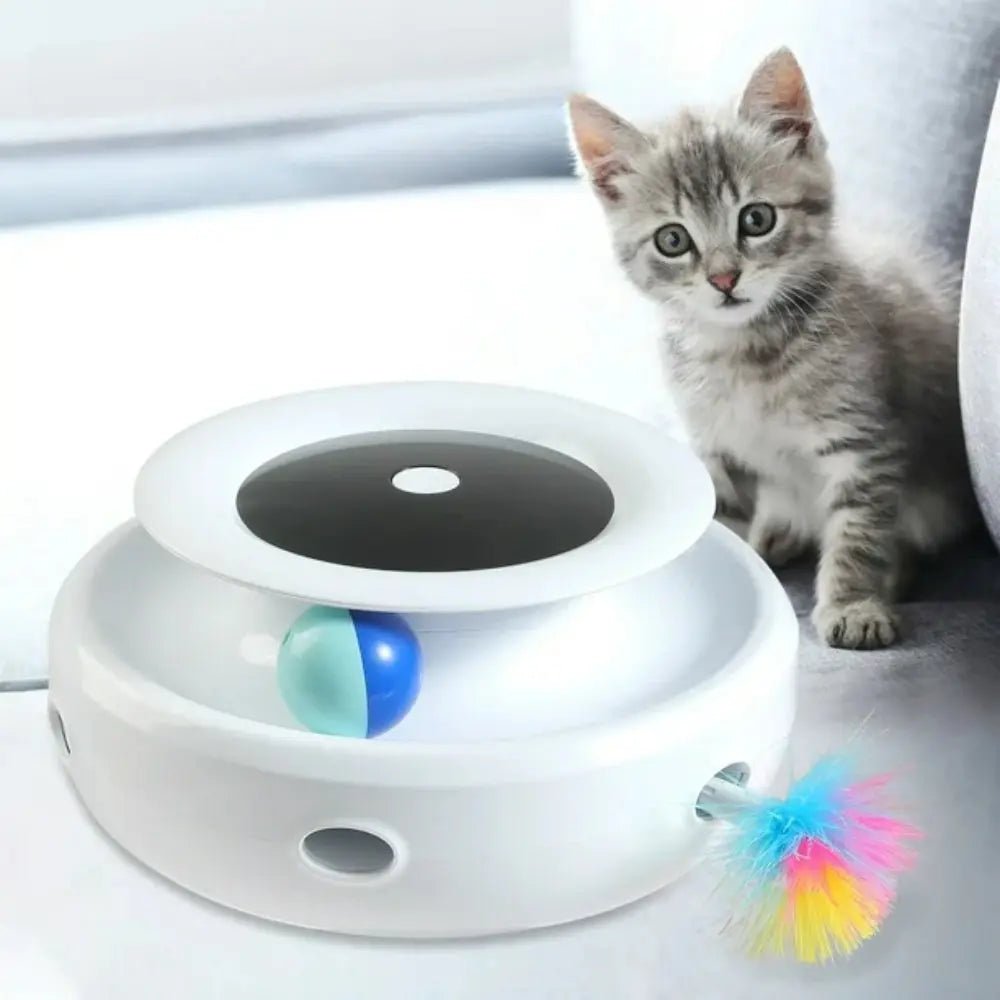 Electric Interactive Toy Pet Set 2 in 1 Smart Feather Fun Ball