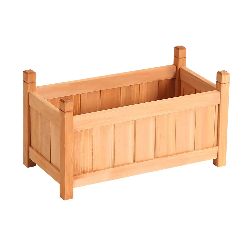 Green Fingers Garden Bed 60x30x33cm Wooden Planter Box Raised Container Growing Bonnyrigg Produce & Garden Supplies