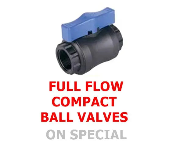 Hansen Full Flow Compact Ball Valve – High-Performance Poly Valve Bonnyrigg Produce & Garden Supplies