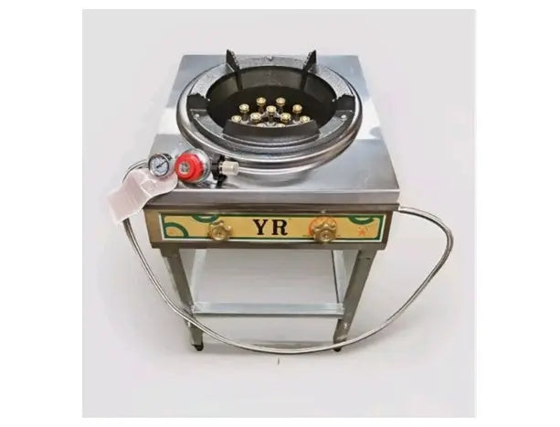 High Pressure 15 Pin Turbo Gas Wok Burner Stove - 150MJ LPG Commercial Outdoor Bonnyrigg Produce & Garden Supplies