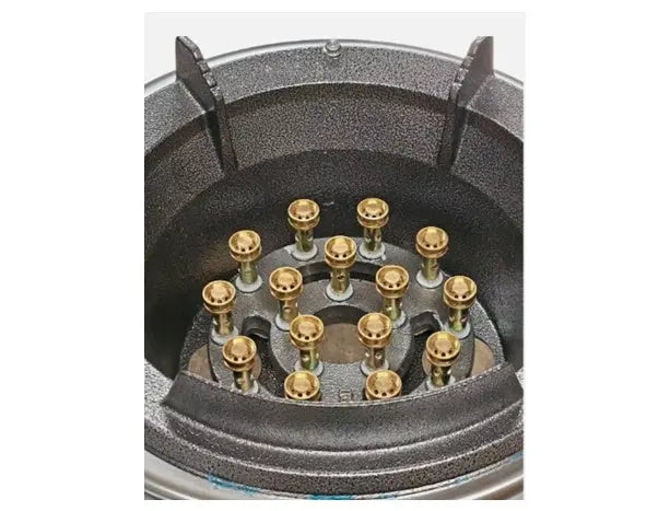 High Pressure 15 Pin Turbo Gas Wok Burner Stove - 150MJ LPG Commercial Outdoor Bonnyrigg Produce & Garden Supplies