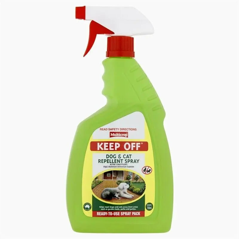 Keep Off Dog & Cat Repellent Spray 750mL – Non-Toxic, Sprays Directly on Plants
