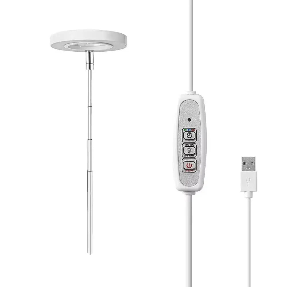 LED Plant Growth Light USB Timer Adjustable Height