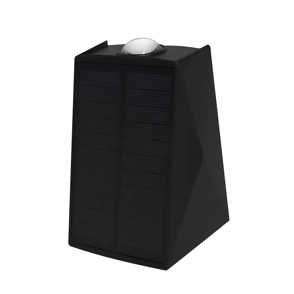 LUMIRO 2 Pack Solar Wall Lights UP and Down Fence Lighting