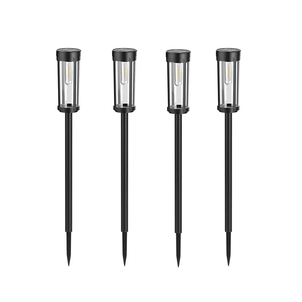 LUMIRO 4 Pack Solar Powered Outdoor Garden Decorative Lights