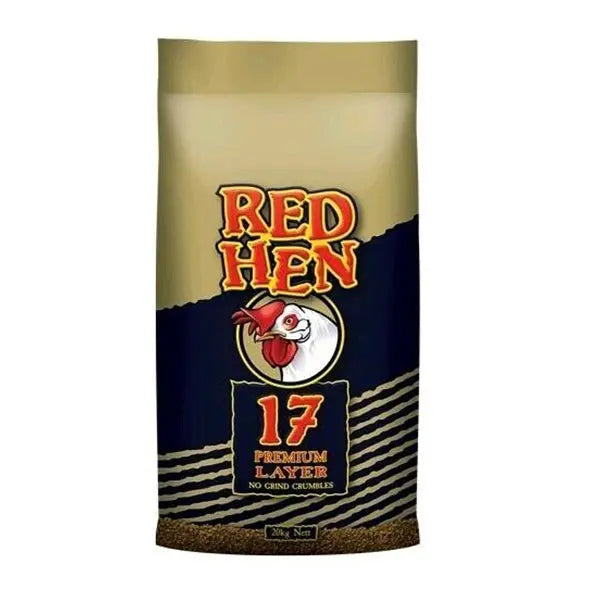 Laucke Red Hen 17 Premium Layer 20kg – No Grind Crumble Layer & Breeder Feed
