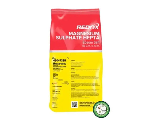 Magnesium Sulphate Hepta Epsom Salts Size: 25kg Redox