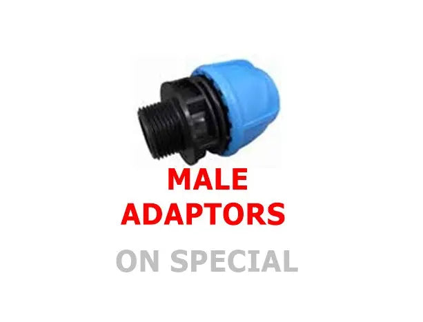 Male Adaptor β Threaded Pipe Fitting Connector-M21 Bonnyrigg Produce & Garden Supplies