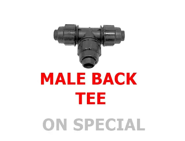 Poly Compression Tee Fitting – R61 Series (¾" to 2") Bonnyrigg Produce & Garden Supplies