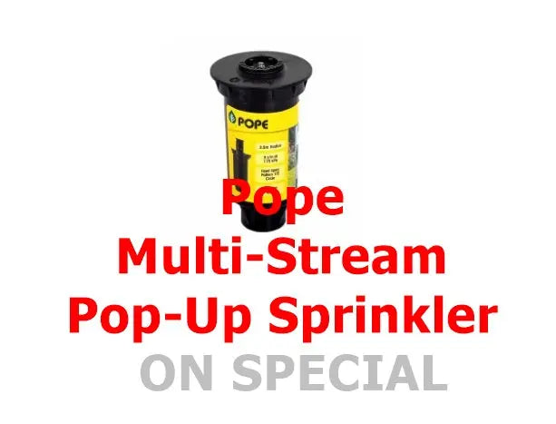 Pope Multi-Stream Pop-Up Sprinkler – Adjustable & Water-Efficient pope