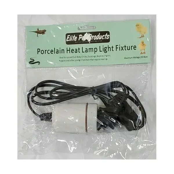 Porcelain Heat Fitting with Cord-RL110 Elite Pet Products