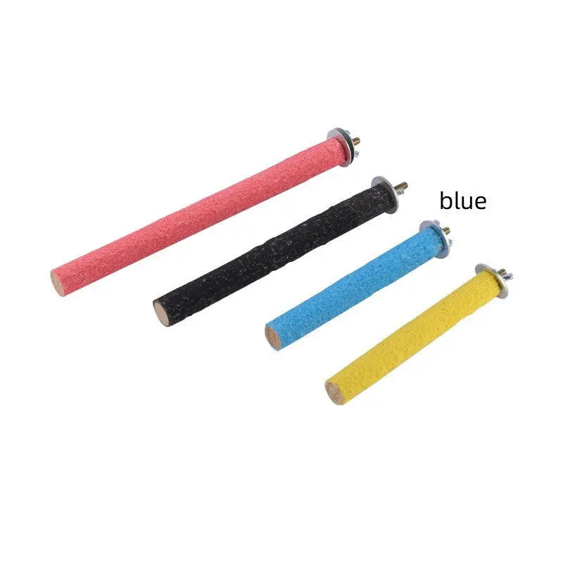 Tiger Skin Xuanfeng Parrot Colored Frosted Stand Rod Grinding Claw Stick Avitrol