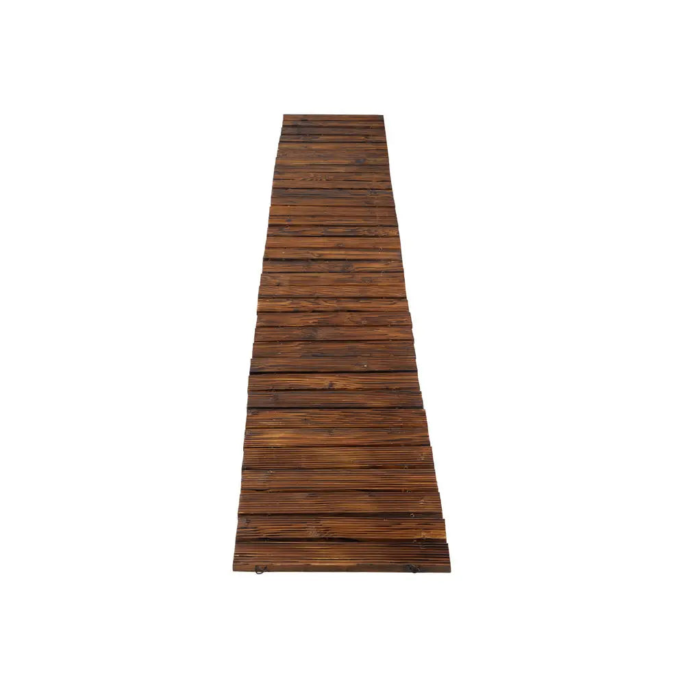 Wooden Garden Pathway Roll-Out Walkway 8FT Straight