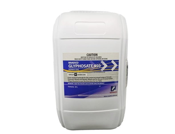 glyphosate 5.4 aquatic herbicide Glyphosate Herbicide 450 20L Liquid Concentrate Weed Killer – Bonnyrigg Produce & Garden Supplies