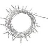 1 Set of 20 LED Plain Artic White Bulb Battery Powered String Lights Christmas Gift Home Wedding Party Bedroom Decoration Table Centrepiece Bonnyrigg Produce & Garden Supplies