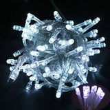 1 Set of 20 LED Plain Artic White Bulb Battery Powered String Lights Christmas Gift Home Wedding Party Bedroom Decoration Table Centrepiece Bonnyrigg Produce & Garden Supplies