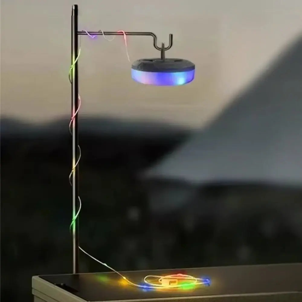 10M Waterproof LED Camping Lamp Strip 4-in-1 Atmosphere Light for Tent Garden
