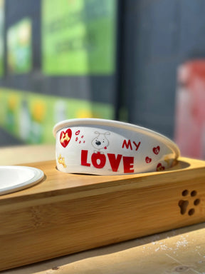 2 Ceramic Dog Bowl Package Bonnyrigg Produce & Garden Supplies