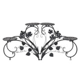 2 PCS Heart-shape Metal Plant Stand Flower Pot