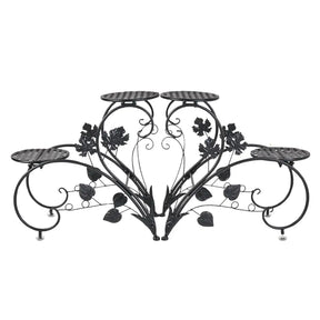 2 PCS Heart-shape Metal Plant Stand Flower Pot