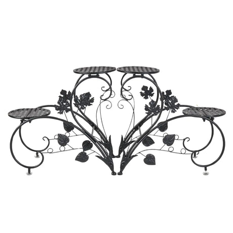 2 PCS Heart-shape Metal Plant Stand Flower Pot