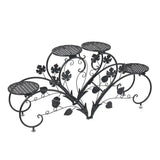 2 PCS Heart-shape Metal Plant Stand Flower Pot