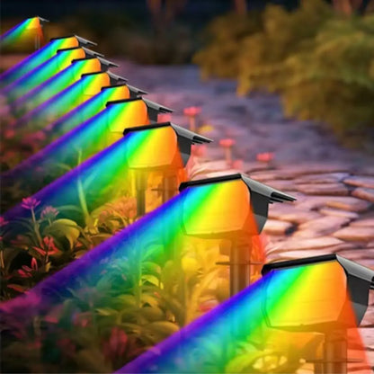 20LED Colorful Solar Landscape Spotlights Wireless Waterproof