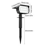 20LED Colorful Solar Landscape Spotlights Wireless Waterproof