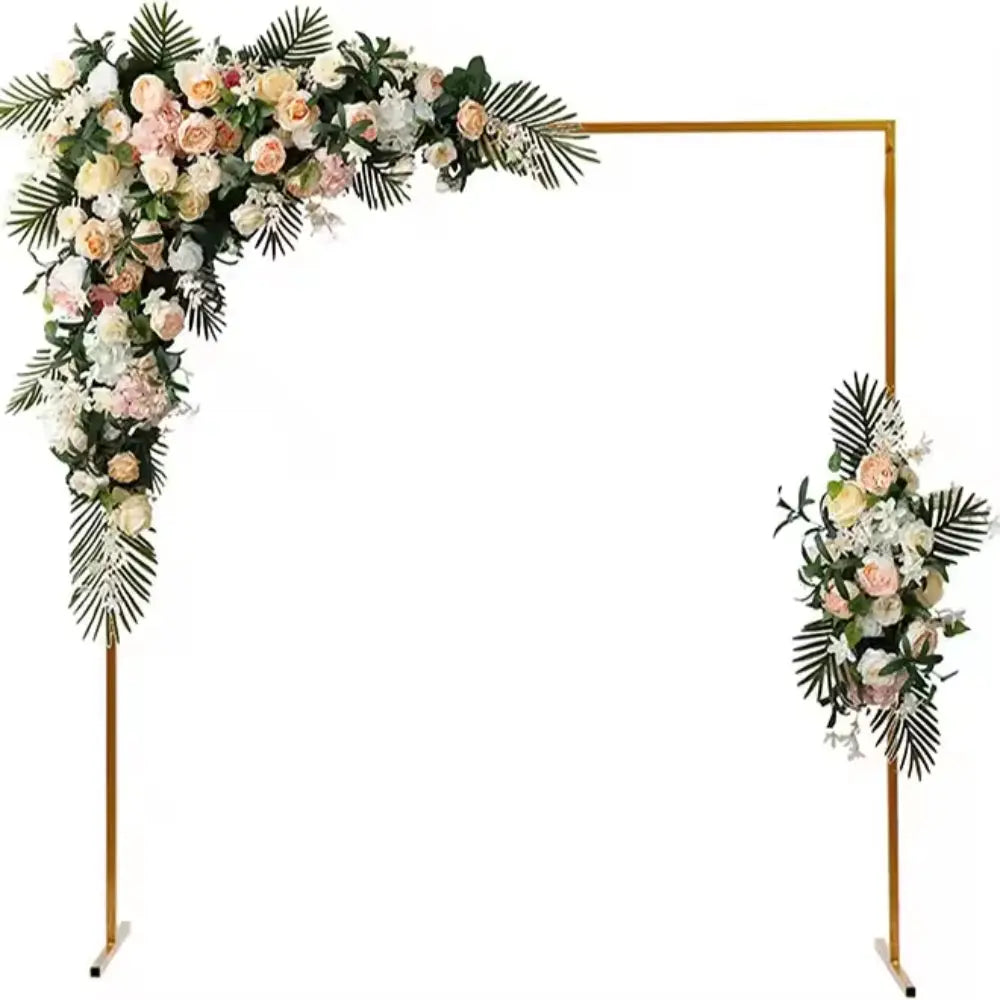 2M Square Wedding Arch Backdrop Sign Stand Party Flower Decoration Background