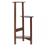3 Tier Bamboo Corner Plant Stand Simplicity Flower Pot Holder Shelf