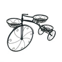3-Tier Bicycle Plant Stand: Wrought Iron Tricycle Planter for Indoor and Outdoor