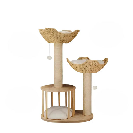 3 Tier Cat Climbing Tree – Indoor Activity Tower with Scratching Posts & Condo