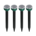 4 Pcs Solar Ultrasonic Electronic Mouse Snake Insect Repeller