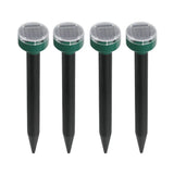 4 Pcs Solar Ultrasonic Electronic Mouse Snake Insect Repeller