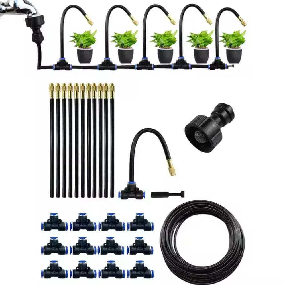 5 to 20M Universal Automatic Irrigation Sprinkler Kit Rotating Copper Nozzle