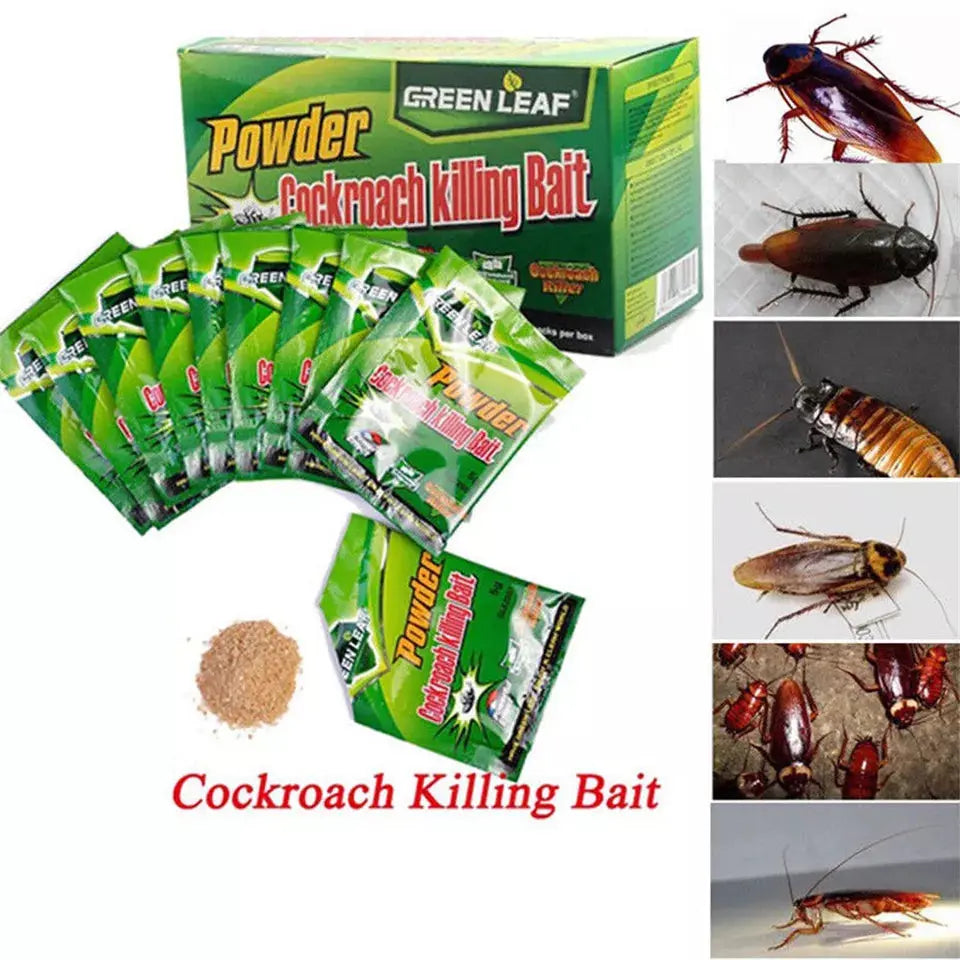 50pcs Cockroach Killing Powder – Effective Roach Insecticide Bait