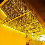 5M 7.5M Solar Curtain String Lights for Festive Outdoor Decor