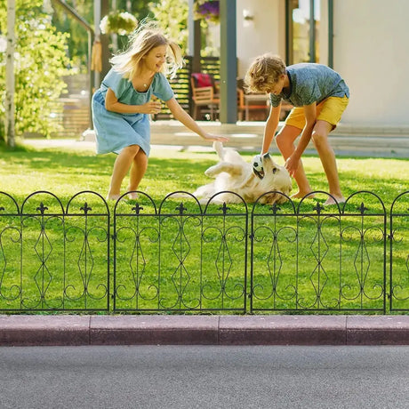 5pcs Decorative Garden Fence Outdoor Border Animal Barrier Fence