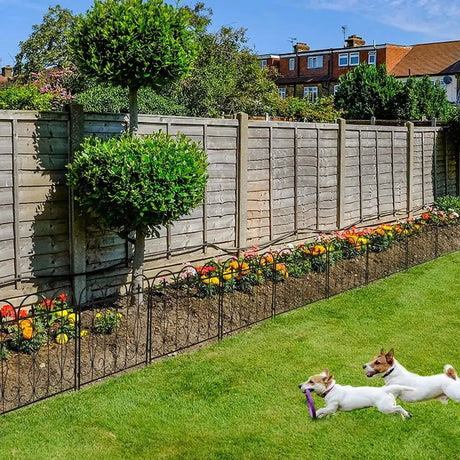 5pcs Decorative Garden Fence Outdoor Border Animal Barrier Fence