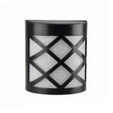 6 LED Outdoor Solar Wall Lights Garden Step Bright Light