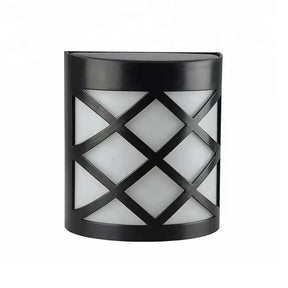 6 LED Outdoor Solar Wall Lights Garden Step Bright Light